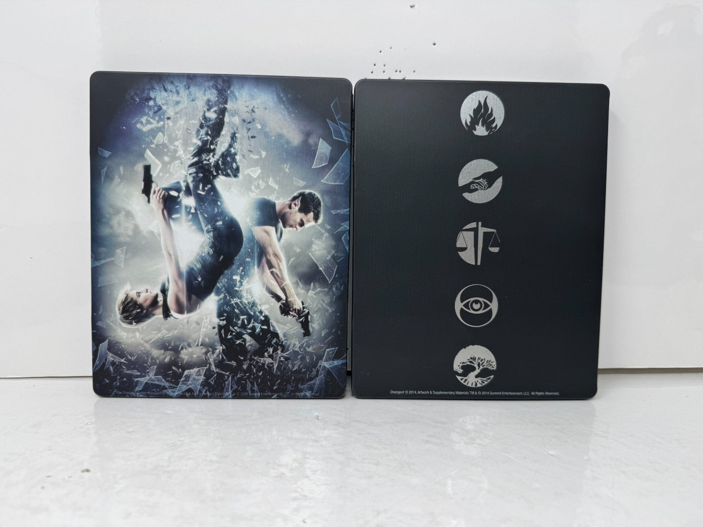 Insurgent & Divergent (Blu-ray) Steelbook Shailene Woodley Sci-Fi Good Shape!!!
