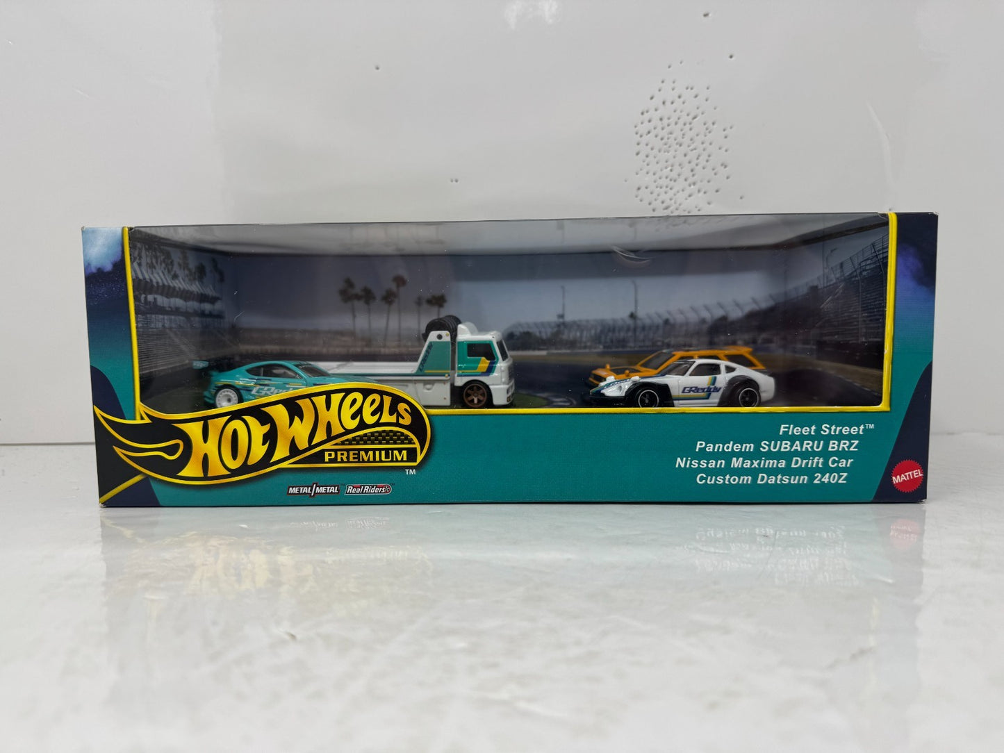 Hot Wheels Premium Greddy 4-Pack Collector Diorama Set 1:64 Diecast