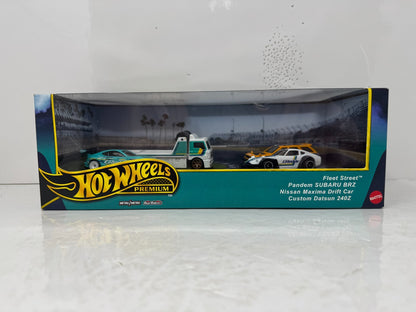 Hot Wheels Premium Greddy 4-Pack Collector Diorama Set 1:64 Diecast