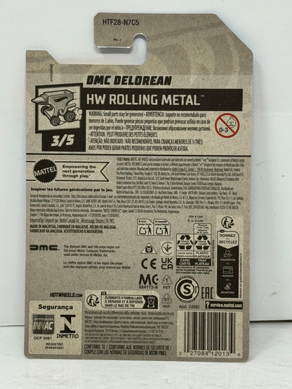 Hot Wheels Treasure Hunt HW Rolling Metal DMC DeLorean 1:64 Diecast
