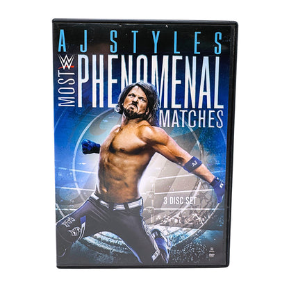 WWE: AJ Styles Most Phenomenal Matches (DVD) AJ Styles Wrestling