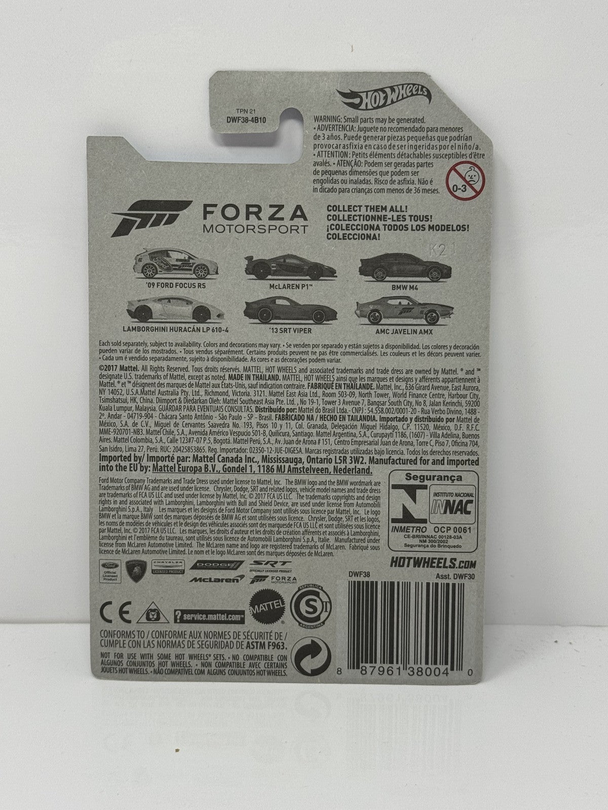 Hot Wheels Forza Motorsport AMC Javelin AMX 1:64 Diecast Silver