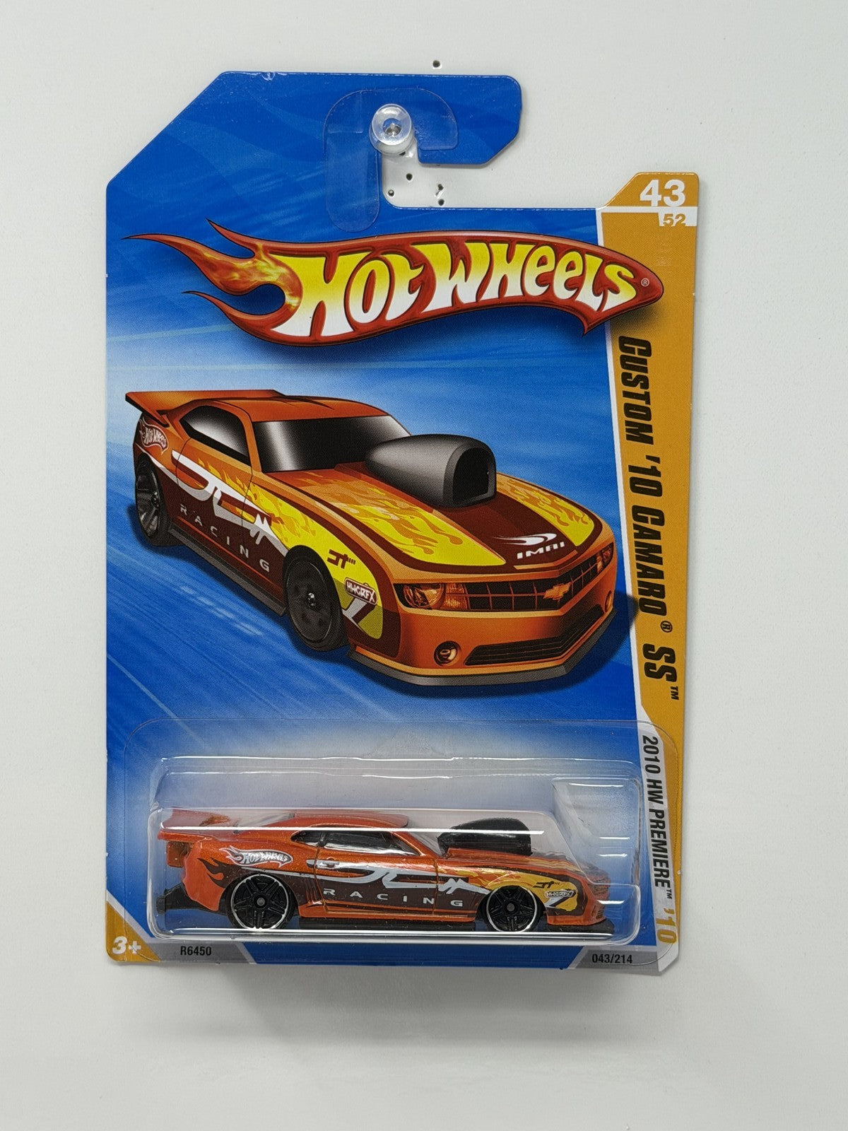 Hot Wheels HW Premiere Custom 2010 Chevrolet Camaro SS 1:64 Diecast Orange