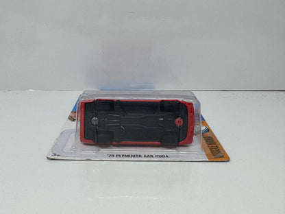Hot Wheels Muscle Mania 1970 Plymouth AAR Cuda 1:64 Diecast Red