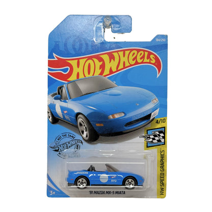 Hot Wheels Speed Graphics 1991 Mazda MX-5 Miata 1:64 Diecast