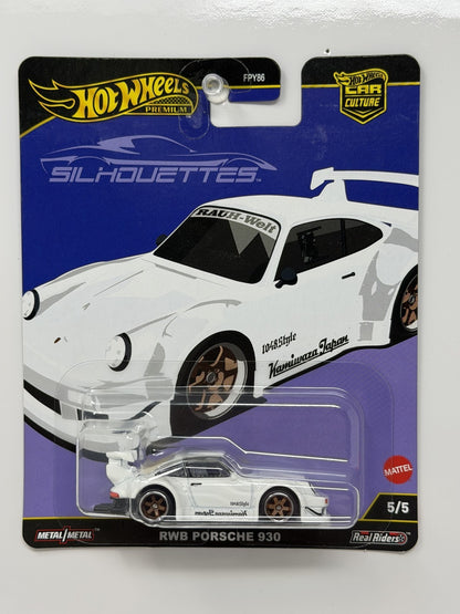 Hot Wheels Premium Silhouettes RWB Porsche 930 1:64 Diecast