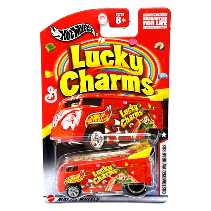 Hot Wheels Lucky Charms Customized VW Drag Bus General Mills 1:64 Diecast