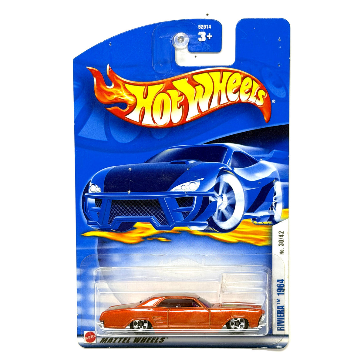 Hot Wheels 2002 First Editions 1964 Buick Riviera 1:64 Diecast Orange