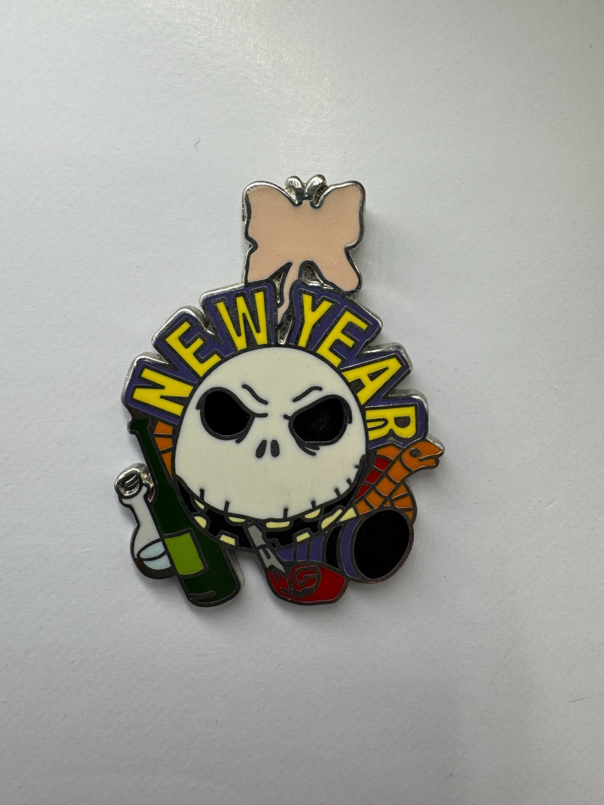 Disney Jack Skellington New Year Nightmare Before Christmas Trading Pin DC1S4