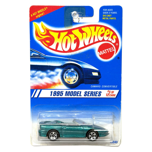 Hot Wheels 1995 Model Series Chevrolet Camaro Convertible 1:64 Diecast Green