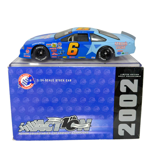 Action Nascar Mark Martin #6 Stroh's Light 1989 Ford Thunderbird 1:24 Diecast