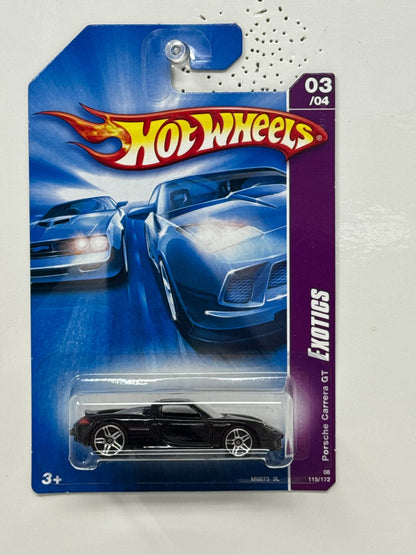 Hot Wheels Exotics Porsche Carrera GT 1:64 Diecast Black