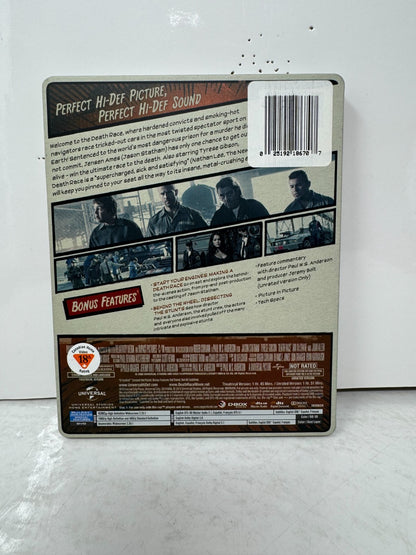 Death Race (Blu-ray) Steelbook Jason Statham Action Good Condition!!!