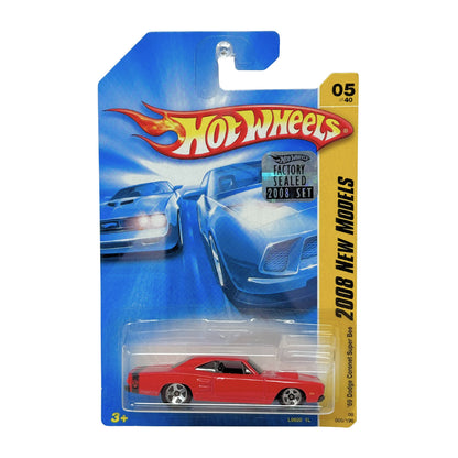 Hot Wheels New Models 1969 Dodge Coronet Super Bee 1:64 Diecast Factory Sealed