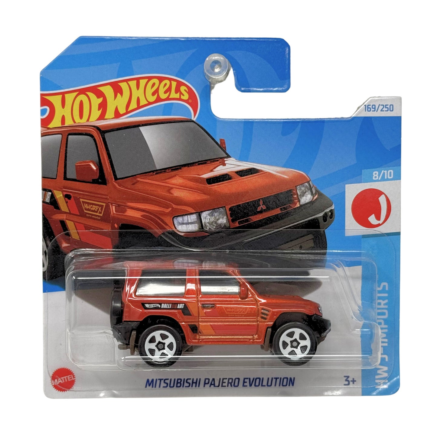 Hot Wheels HW J-Imports Mitsubishi Pajero Evolution 1:64 Diecast Short Card