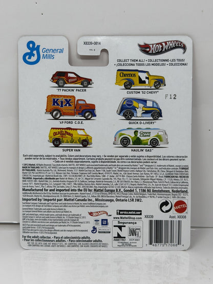 Hot Wheels Kix 1949 Ford C.O.E. 1:64 Diecast Real Riders