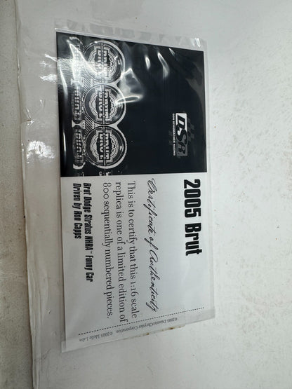 Milestone Ron Capps NHRA Brut 2005 Dodge Stratus Funny Car 1:16 Scale