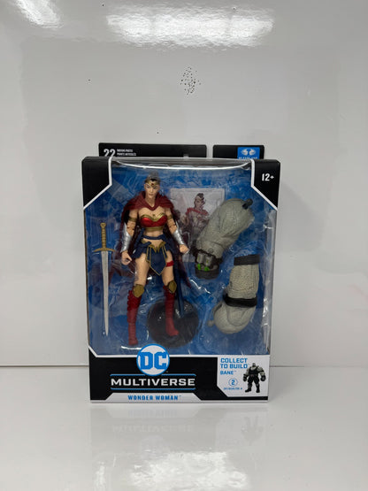 McFarlane DC Multiverse Last Knight Wonder Woman Figure w/ Bane BAF