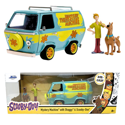 Jada Scooby-Doo Mystery Machine with Shaggy & Scooby-Doo Figures 1:24 Diecast