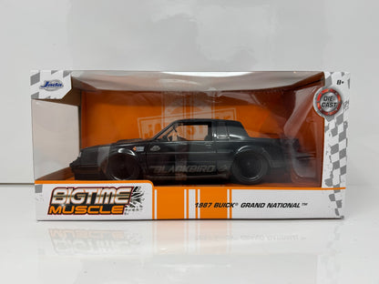 Jada Bigtime Muscle 1987 Buick Grand National Blackbird MiJo Excl. 1:24 Diecast