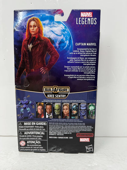 Marvel Legends Captain Marvel Action Figure w/ Kree Sentry BAF Piece