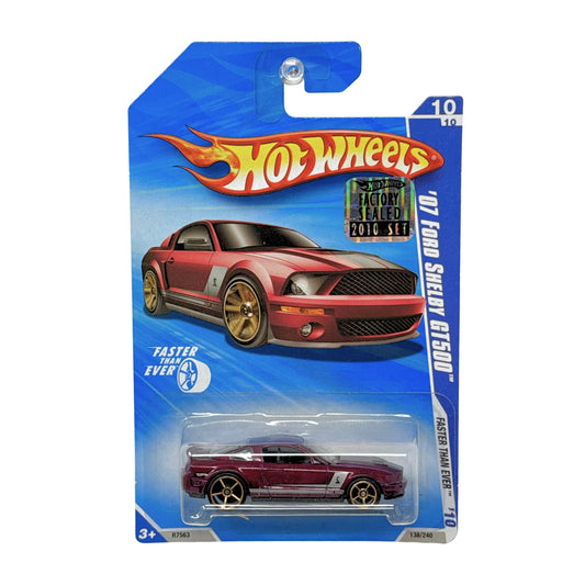 Hot Wheels Faster Than Ever 2007 Ford Shelby GT500 1:64 Diecast Factory Sealed