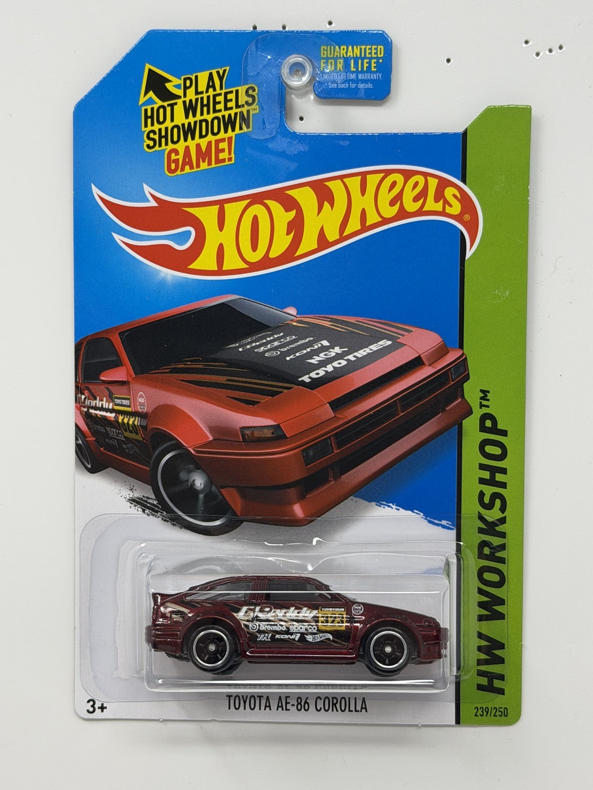 Hot Wheels Super Treasure Hunt Toyota AE-86 Corolla Workshop 1:64 Diecast STH