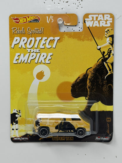 Hot Wheels Premium Star Wars Super Van 1:64 Diecast Real Riders