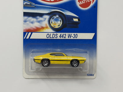 Hot Wheels Oldsmobile 442 W-30 1:64 Diecast Yellow V1