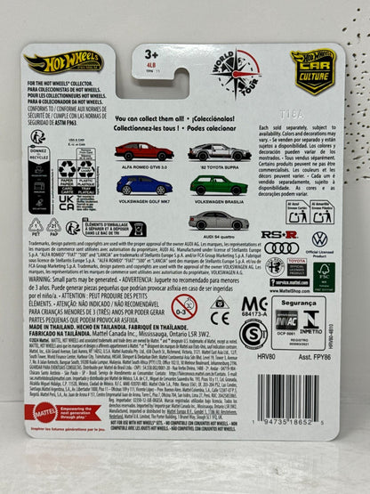 Hot Wheels Premium World Tour Alfa Romeo GTV6 3.0 Turin 1:64 Diecast