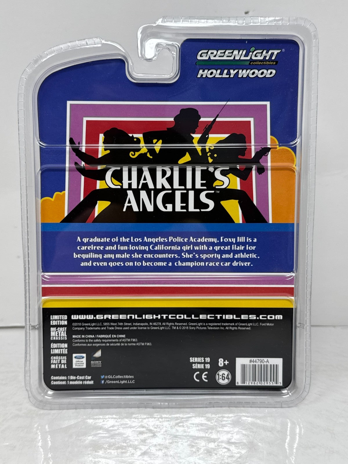 Greenlight Hollywood Charlie’s Angels 1976 Ford Mustang II Cobra II 1:64 Diecast