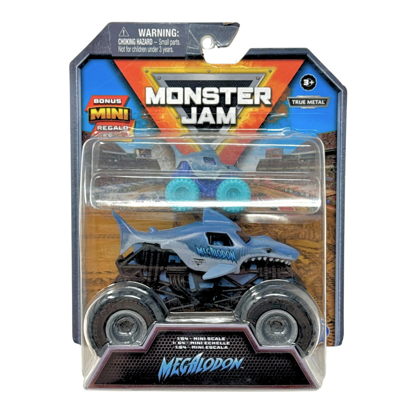 Spin Master Monster Jam Megalodon 1:64 Diecast with Bonus Mini