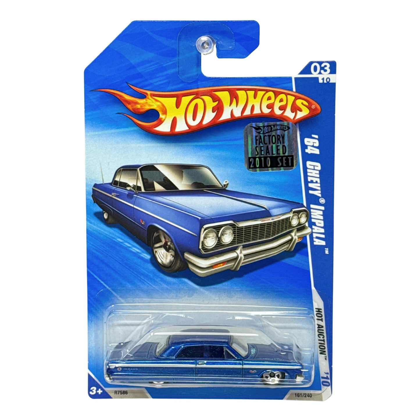 Hot Wheels Hot Auction 1964 Chevy Impala 1:64 Diecast Factory Sealed