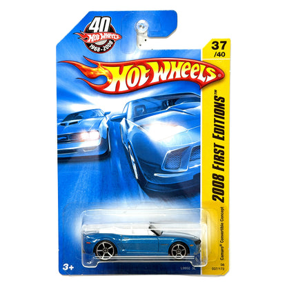 Hot Wheels 2008 First Editions Camaro Convertible Concept 1:64 Diecast Blue