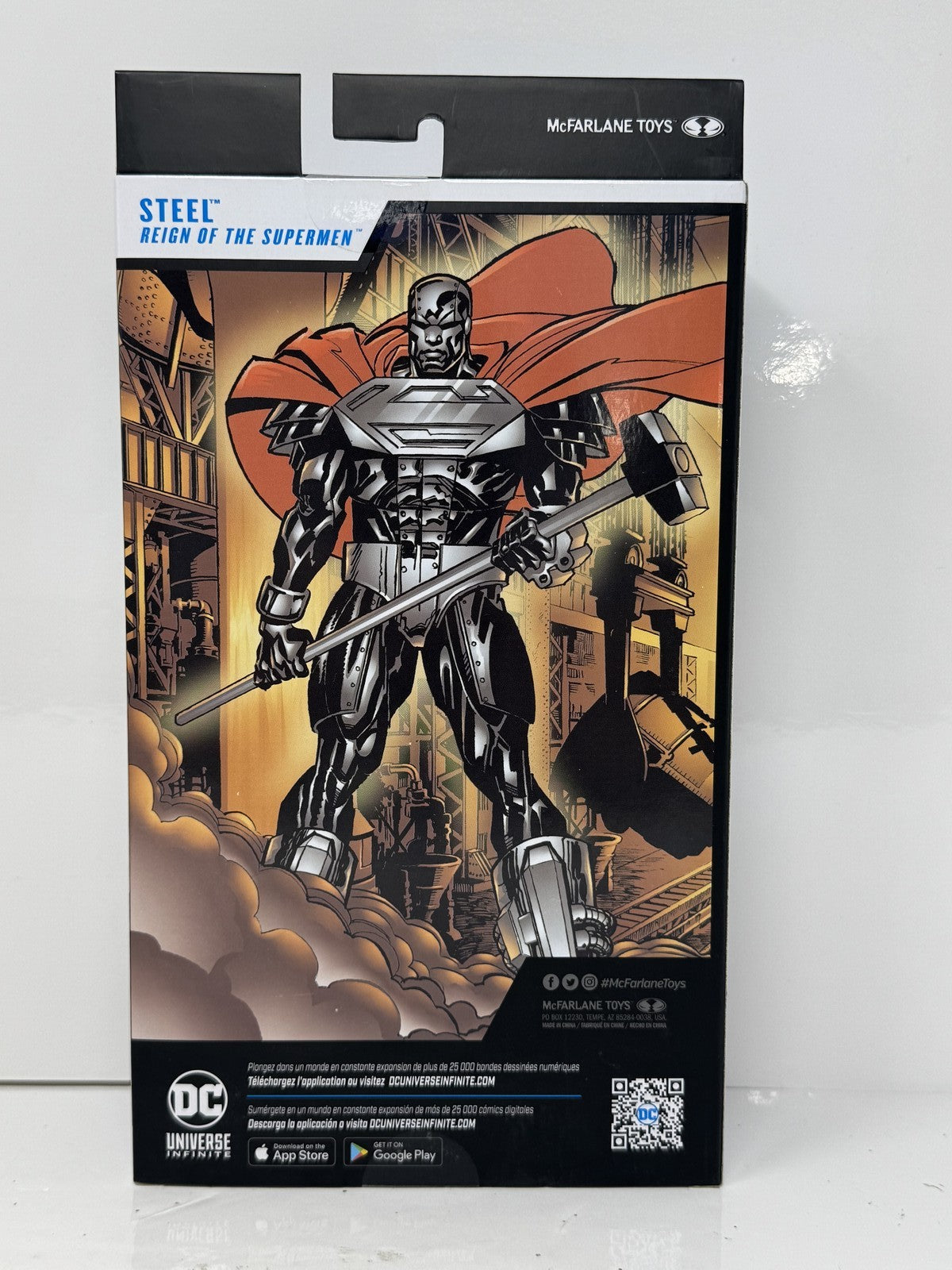 McFarlane DC Multiverse Steel Reign of the Supermen Platinum Edition Figure