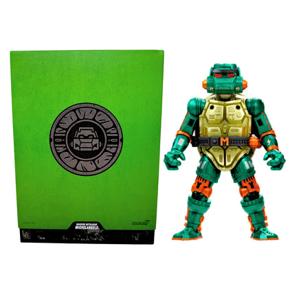 Super7 Ultimates TMNT Warrior Metalhead Michelangelo Figure