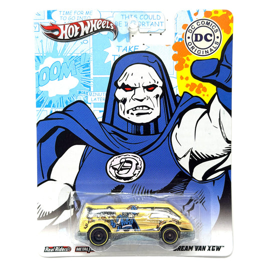Hot Wheels DC Originals Darkseid Dream Van XGW 1:64 Diecast Real Riders Gold