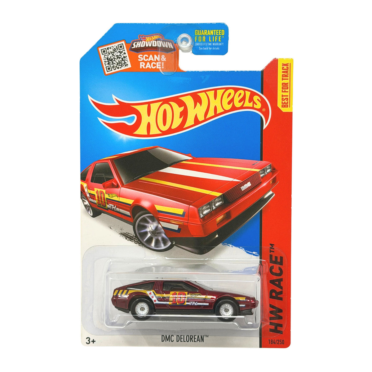 Hot Wheels Super Treasure Hunt DMC DeLorean HW Race 1:64 Diecast STH
