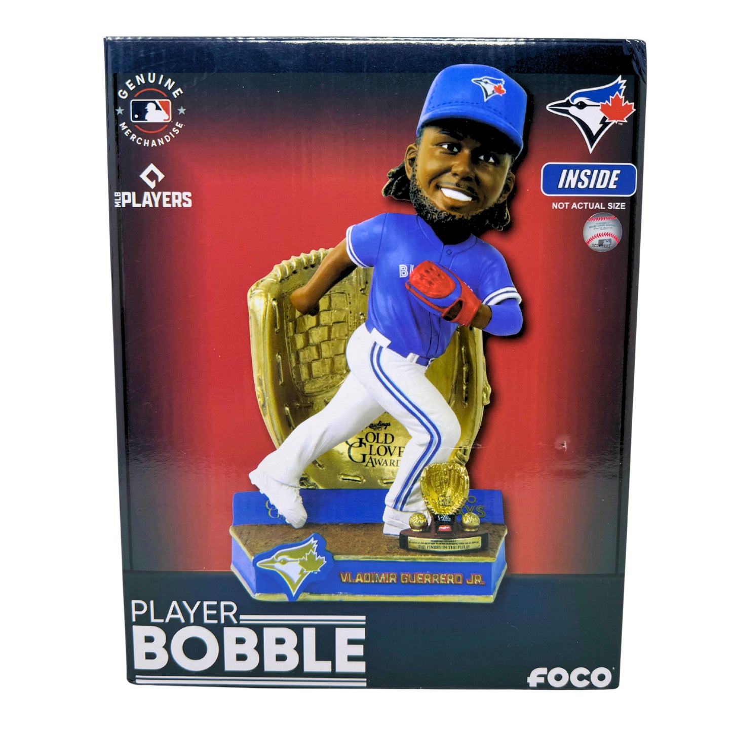FOCO MLB Toronto Blue Jays Vladimir Guerrero Jr. Gold Glove Winner Bobblehead