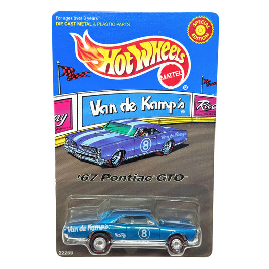 Hot Wheels Van de Kamp’s 1967 Pontiac GTO 1:64 Diecast Real Riders