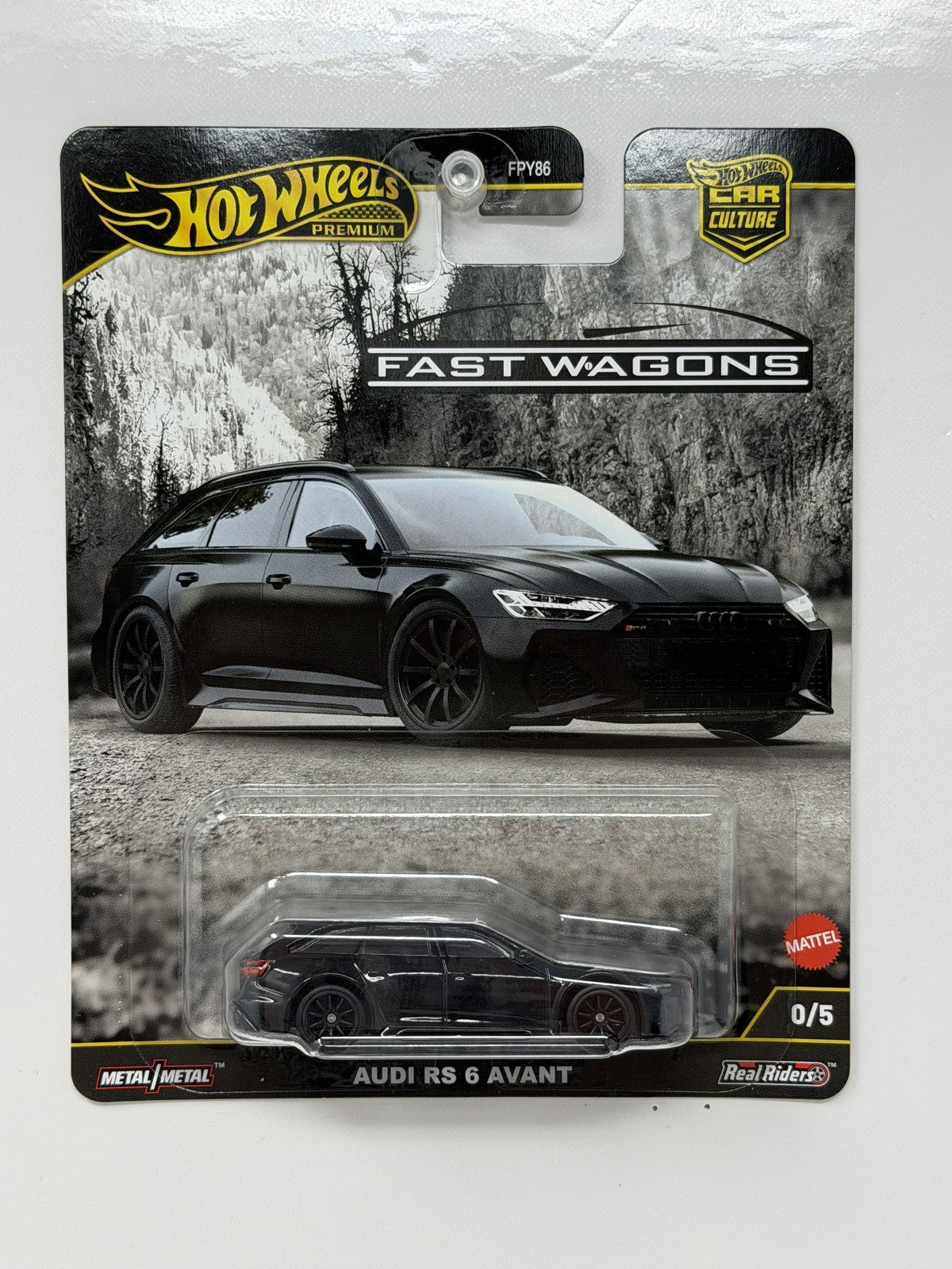 Hot Wheels Premium Fast Wagons Audi RS 6 Avant CHASE 0/5 1:64 Diecast