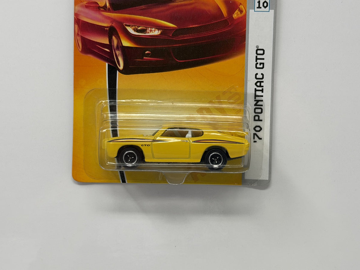 Matchbox MBX Metal 1970 Pontiac GTO 1:64 Diecast Yellow