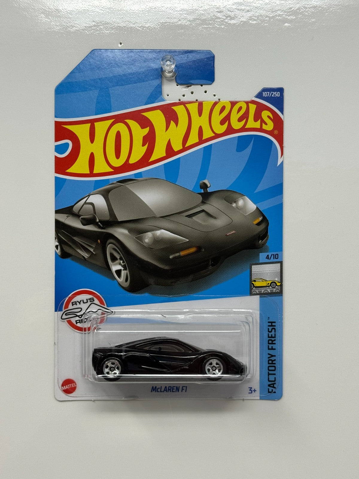 Hot Wheels Factory Fresh McLaren F1 1:64 Diecast Black