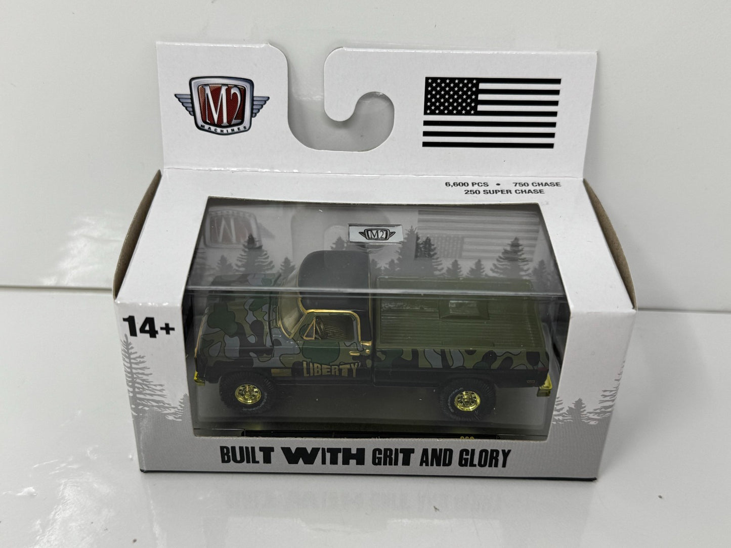 M2 Machines Built With Grit And Glory 1972 Ford F250 Explorer CHASE 1:64 Diecast