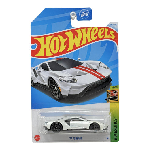 Hot Wheels Exotics 2017 Ford GT 1:64 Diecast White