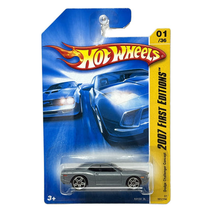 Hot Wheels First Editions Dodge Challenger Concept 1:64 Diecast Gray