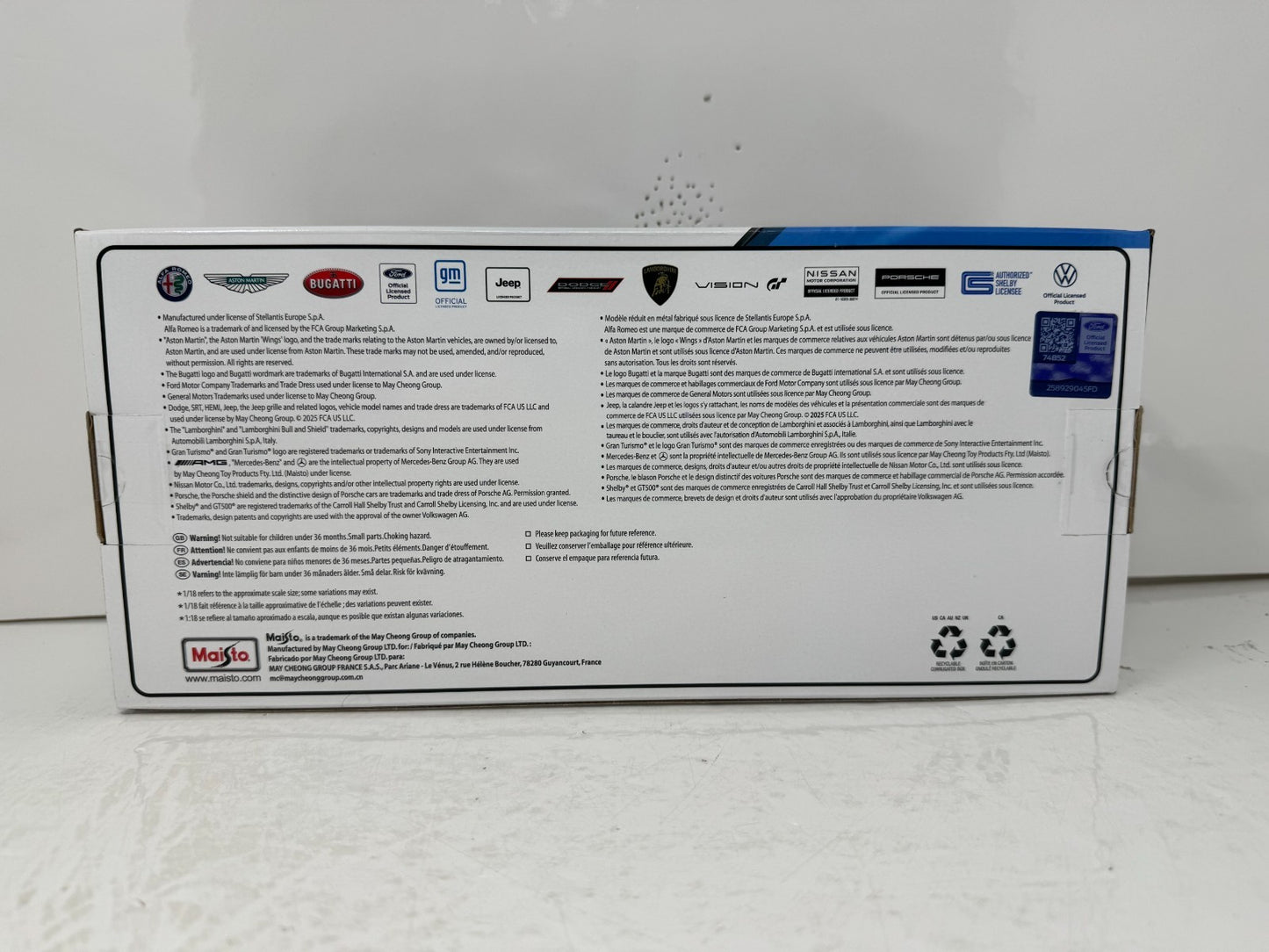 Maisto 2020 Ford Mustang Shelby GT500 1:18 Diecast Special Edition