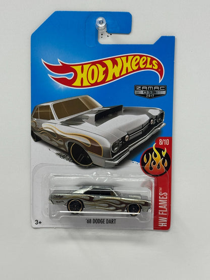 Hot Wheels Flames 1968 Dodge Dart Zamac 1:64 Diecast