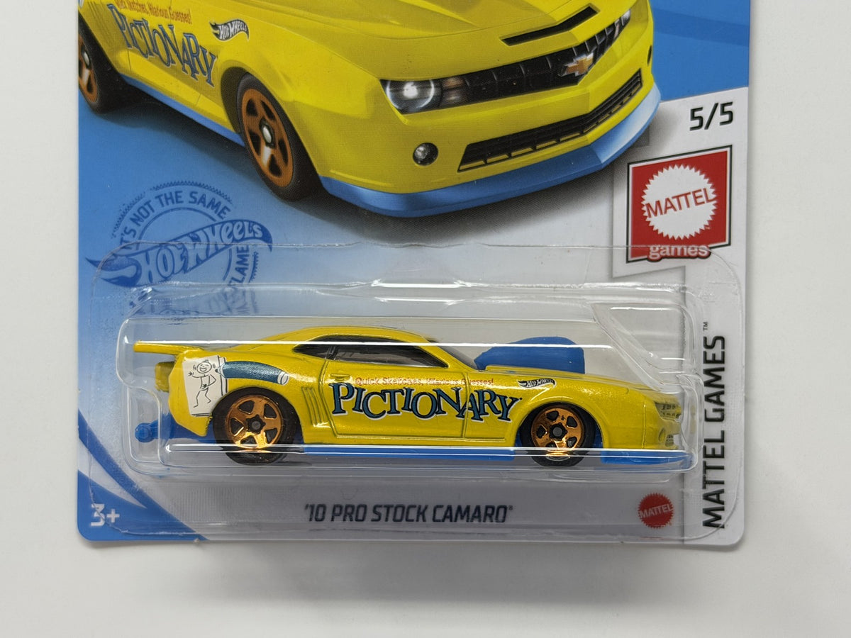 Hot Wheels Mattel Games 2010 Chevry Pro Stock Camaro Pictionary 1:64 Diecast