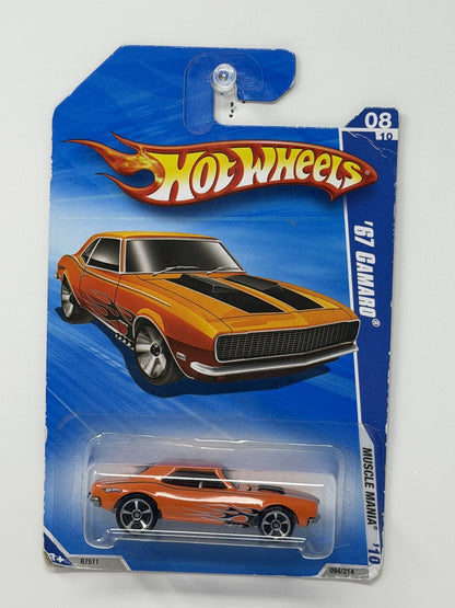 Hot Wheels Muscle Mania 1967 Chevrolet Camaro 1:64 Diecast Orange V2